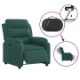 Sillón reclinable eléctrico tela verde oscuro de , Sillones - Ref: Foro24-3204962, Precio: 255,62 €, Descuento: %