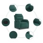 Sillón reclinable eléctrico tela verde oscuro de , Sillones - Ref: Foro24-3204962, Precio: 255,62 €, Descuento: %