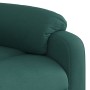 Sillón reclinable eléctrico tela verde oscuro de , Sillones - Ref: Foro24-3204962, Precio: 255,62 €, Descuento: %