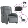 Gray synthetic leather electric recliner. by , Armchairs - Ref: Foro24-3205139, Price: 266,56 €, Discount: %