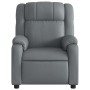 Sillón reclinable eléctrico de cuero sintético gris de , Sillones - Ref: Foro24-3205139, Precio: 266,56 €, Descuento: %