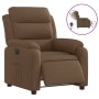 Sillón reclinable eléctrico de tela marrón de , Sillones - Ref: Foro24-3204960, Precio: 255,62 €, Descuento: %