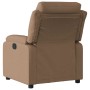 Sillón reclinable eléctrico de tela marrón de , Sillones - Ref: Foro24-3204960, Precio: 255,62 €, Descuento: %