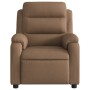 Sillón reclinable eléctrico de tela marrón de , Sillones - Ref: Foro24-3204960, Precio: 255,62 €, Descuento: %