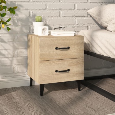 Bedside table in Sonoma oak color, 40x35x47.5 cm by vidaXL, Nightstands - Ref: Foro24-811994, Price: 51,68 €, Discount: %