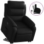 Sillón reclinable elevable cuero artificial negro de , Sillones - Ref: Foro24-3205042, Precio: 288,95 €, Descuento: %