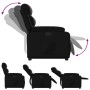 Sillón reclinable elevable cuero artificial negro de , Sillones - Ref: Foro24-3205042, Precio: 288,95 €, Descuento: %