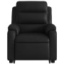 Reclining and lift chair in black faux leather by , Armchairs - Ref: Foro24-3205042, Price: 282,99 €, Discount: %