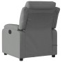 Sillón reclinable de masaje eléctrico tela gris oscuro de , Sillones - Ref: Foro24-3204969, Precio: 277,89 €, Descuento: %