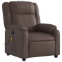 Reclining electric massage armchair in brown synthetic leather by , Armchairs - Ref: Foro24-3205145, Price: 287,68 €, Discoun...