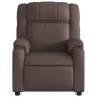 Sillón de masaje reclinable eléctrico cuero sintético marrón de , Sillones - Ref: Foro24-3205145, Precio: 293,04 €, Descuento: %