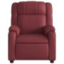 Sillón masaje reclinable eléctrico cuero sintético rojo tinto de , Sillones - Ref: Foro24-3205147, Precio: 274,23 €, Descuent...