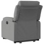 Sillón reclinable elevable de tela gris oscuro de , Sillones - Ref: Foro24-3204981, Precio: 275,78 €, Descuento: %