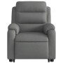 Sillón reclinable elevable de tela gris oscuro de , Sillones - Ref: Foro24-3204981, Precio: 275,78 €, Descuento: %