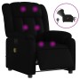 Reclining electric massage armchair in black synthetic leather by , Armchairs - Ref: Foro24-3205257, Price: 250,22 €, Discoun...