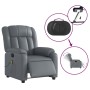 Sillón de masaje reclinable eléctrico cuero sintético gris de , Sillones - Ref: Foro24-3205260, Precio: 243,84 €, Descuento: %