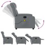 Elektrischer Liegemassagesessel Kunstleder grau von , Sessel - Ref: Foro24-3205260, Preis: 298,99 €, Rabatt: %