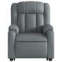 Sillón de masaje elevable eléctrico cuero sintético gris de , Sillones - Ref: Foro24-3205288, Precio: 307,99 €, Descuento: %