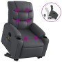 Gray artificial leather foot massage recliner. by , Armchairs - Ref: Foro24-3206609, Price: 280,20 €, Discount: %