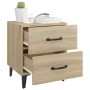 Bedside table in Sonoma oak color, 40x35x47.5 cm by vidaXL, Nightstands - Ref: Foro24-811994, Price: 51,68 €, Discount: %