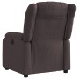 Sillón reclinable eléctrico tela marrón oscuro de , Sillones - Ref: Foro24-3205297, Precio: 249,97 €, Descuento: %