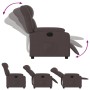 Sillón reclinable eléctrico tela marrón oscuro de , Sillones - Ref: Foro24-3205297, Precio: 249,97 €, Descuento: %