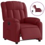 Sillón reclinable eléctrico tela rojo tinto de , Sillones - Ref: Foro24-3205295, Precio: 275,86 €, Descuento: %