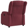 Sillón reclinable eléctrico tela rojo tinto de , Sillones - Ref: Foro24-3205295, Precio: 275,86 €, Descuento: %