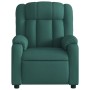 Sillón reclinable de masaje eléctrico tela verde oscuro de , Sillones - Ref: Foro24-3205310, Precio: 290,22 €, Descuento: %