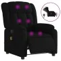 Black electric massage recliner chair by , Armchairs - Ref: Foro24-3205306, Price: 271,35 €, Discount: %