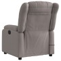 Sillón reclinable de masaje eléctrico tela gris taupe de , Sillones - Ref: Foro24-3205312, Precio: 290,22 €, Descuento: %