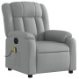 Sillón reclinable de masaje eléctrico tela gris claro de , Sillones - Ref: Foro24-3205304, Precio: 276,69 €, Descuento: %