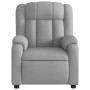 Sillón reclinable de masaje eléctrico tela gris claro de , Sillones - Ref: Foro24-3205304, Precio: 276,69 €, Descuento: %