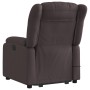 Dark brown fabric reclining massage chair by , Armchairs - Ref: Foro24-3205333, Price: 354,99 €, Discount: %