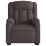 Dark brown fabric reclining massage chair by , Armchairs - Ref: Foro24-3205333, Price: 354,99 €, Discount: %