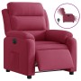 Sillón reclinable eléctrico de terciopelo rojo tinto de , Sillones - Ref: Foro24-3205075, Precio: 268,73 €, Descuento: %