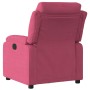 Sillón reclinable eléctrico de terciopelo rojo tinto de , Sillones - Ref: Foro24-3205075, Precio: 268,73 €, Descuento: %