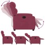 Electric reclining armchair in red velvet by , Armchairs - Ref: Foro24-3205075, Price: 268,73 €, Discount: %