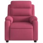 Electric reclining armchair in red velvet by , Armchairs - Ref: Foro24-3205075, Price: 268,73 €, Discount: %