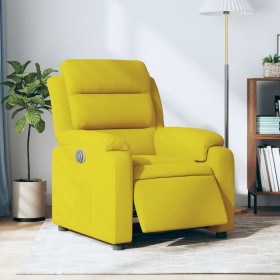 Sillón reclinable eléctrico de terciopelo amarillo de , Sillones - Ref: Foro24-3205077, Precio: 319,99 €, Descuento: %