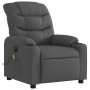 Sillón reclinable de masaje eléctrico tela gris oscuro de , Sillones - Ref: Foro24-3206637, Precio: 317,72 €, Descuento: %