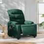 Sillón reclinable de masaje eléctrico tela verde oscuro de , Sillones - Ref: Foro24-3206642, Precio: 274,79 €, Descuento: %