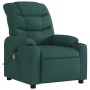 Sillón reclinable de masaje eléctrico tela verde oscuro de , Sillones - Ref: Foro24-3206642, Precio: 274,79 €, Descuento: %