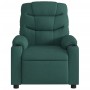 Sillón reclinable de masaje eléctrico tela verde oscuro de , Sillones - Ref: Foro24-3206642, Precio: 274,79 €, Descuento: %