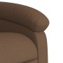 Sillón reclinable eléctrico de tela marrón de , Sillones - Ref: Foro24-3203958, Precio: 247,74 €, Descuento: %