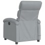 Sillón reclinable de masaje eléctrico tela gris claro de , Sillones - Ref: Foro24-3203966, Precio: 250,62 €, Descuento: %