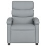 Sillón reclinable de masaje eléctrico tela gris claro de , Sillones - Ref: Foro24-3203966, Precio: 250,62 €, Descuento: %