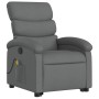 Dark gray fabric reclining massage chair by , Armchairs - Ref: Foro24-3203991, Price: 284,07 €, Discount: %