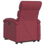 Reclining massage chair with lift in burgundy fabric by , Armchairs - Ref: Foro24-3203993, Price: 266,60 €, Discount: %