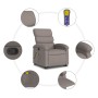 Reclining massage chair with lift in gray taupe fabric by , Armchairs - Ref: Foro24-3203998, Price: 294,82 €, Discount: %